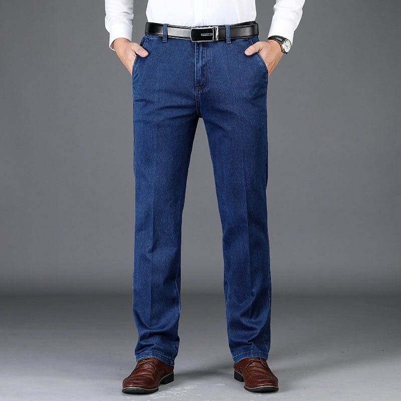 blue formal jeans