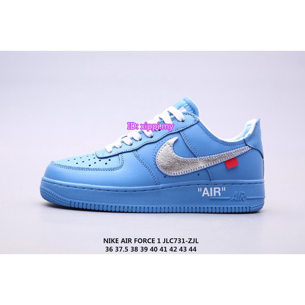 mca blue off white