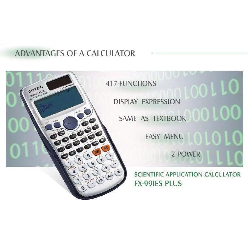 Brand New FX-991ES-PLUS Original Scientific Calculator function for school  office two ways power | Shopee Philippines