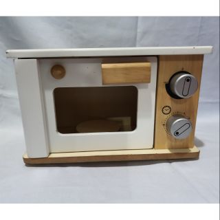 kids wooden microwave