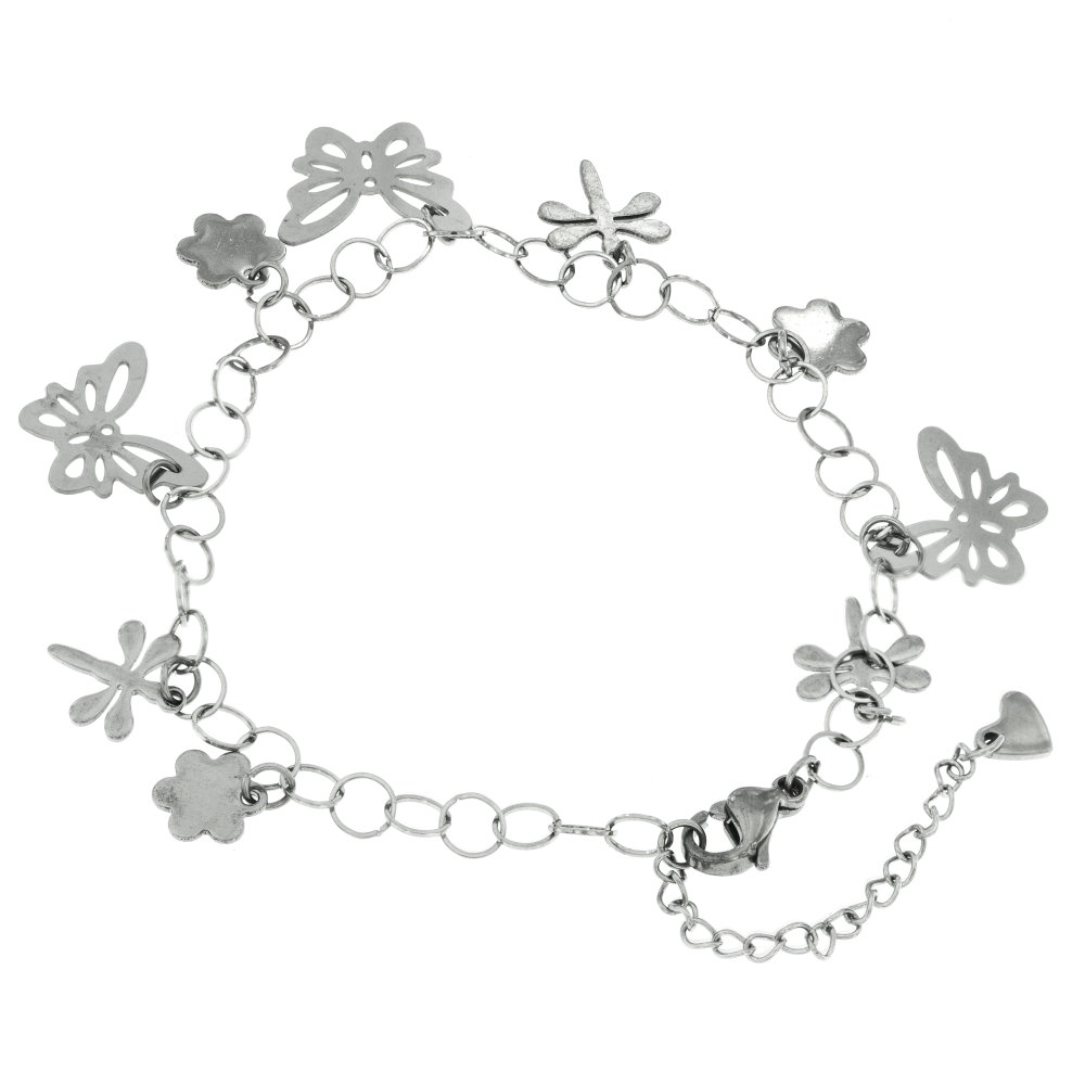 Mio Mio by Silverworks Butterfly Bracelet/Anklet- Fashion Accessory for ...