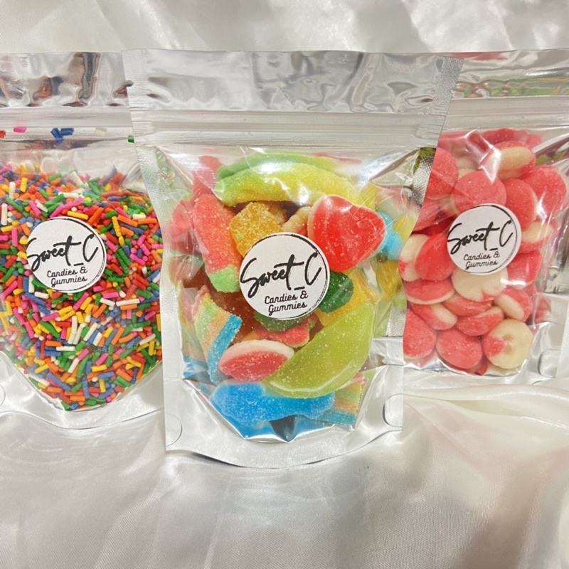 Gummy in a Pouch (100grams) // Assorted Gummy // Colorful Sprinkles ...