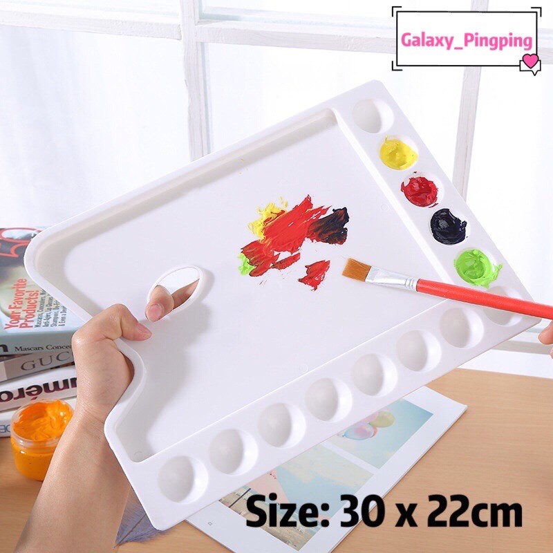 Painting Palette / Mixing Plate (30x22cm) | Shopee Philippines