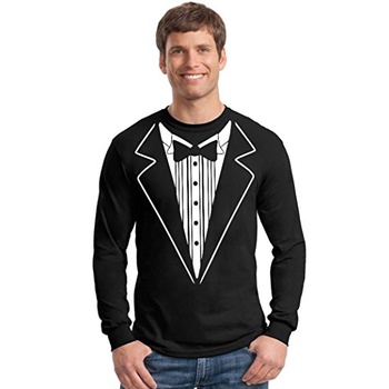 <Anime Tshirts>Promotion & Beyond Tuxedo White Funny Men's T-Shirt
