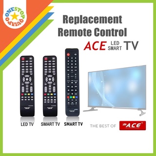 【Ready Stock]⊙OSQ Replacement Remote Control for ACE Brand LED & Smart TV