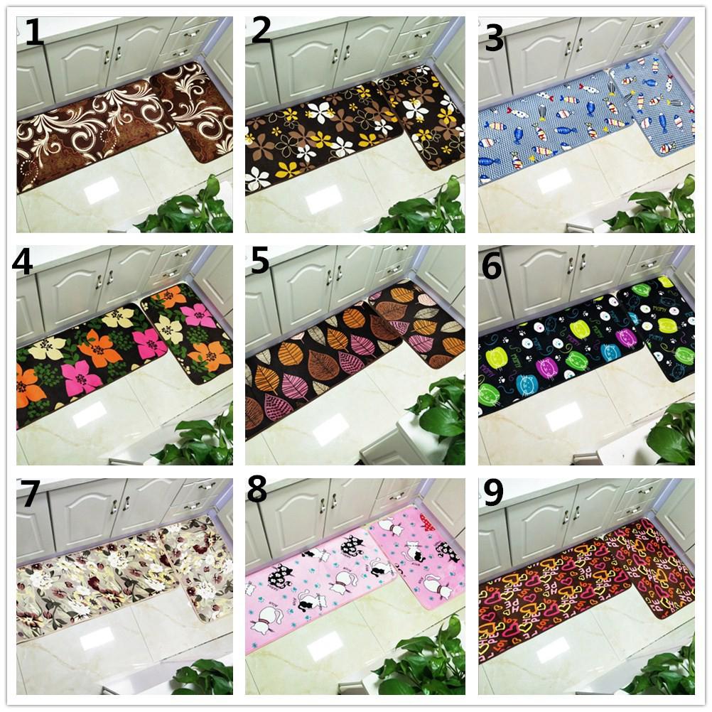 2pcs/set Doormat Rugs Kitchen Mats Bathroom Carpets Shopee Philippines