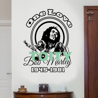 Bob Marley One Love Reggae Music Rasta Peace Vinyl Decal Wall Art Sticker Home Decor Art Mural Removable #4