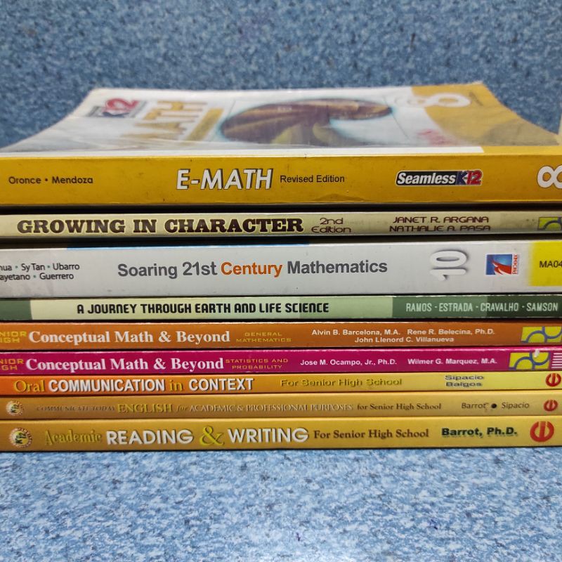 Senior High School SHS Books Junior High School JHS Grade 8, 9, 10 Book