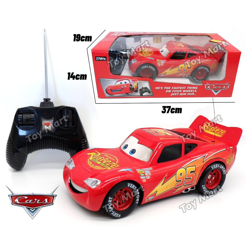 Ready Stock】Lightning McQueen Super Big Racer Rechargeable RC Remote Control  Vehicle Deluxe Pla | Shopee Philippines
