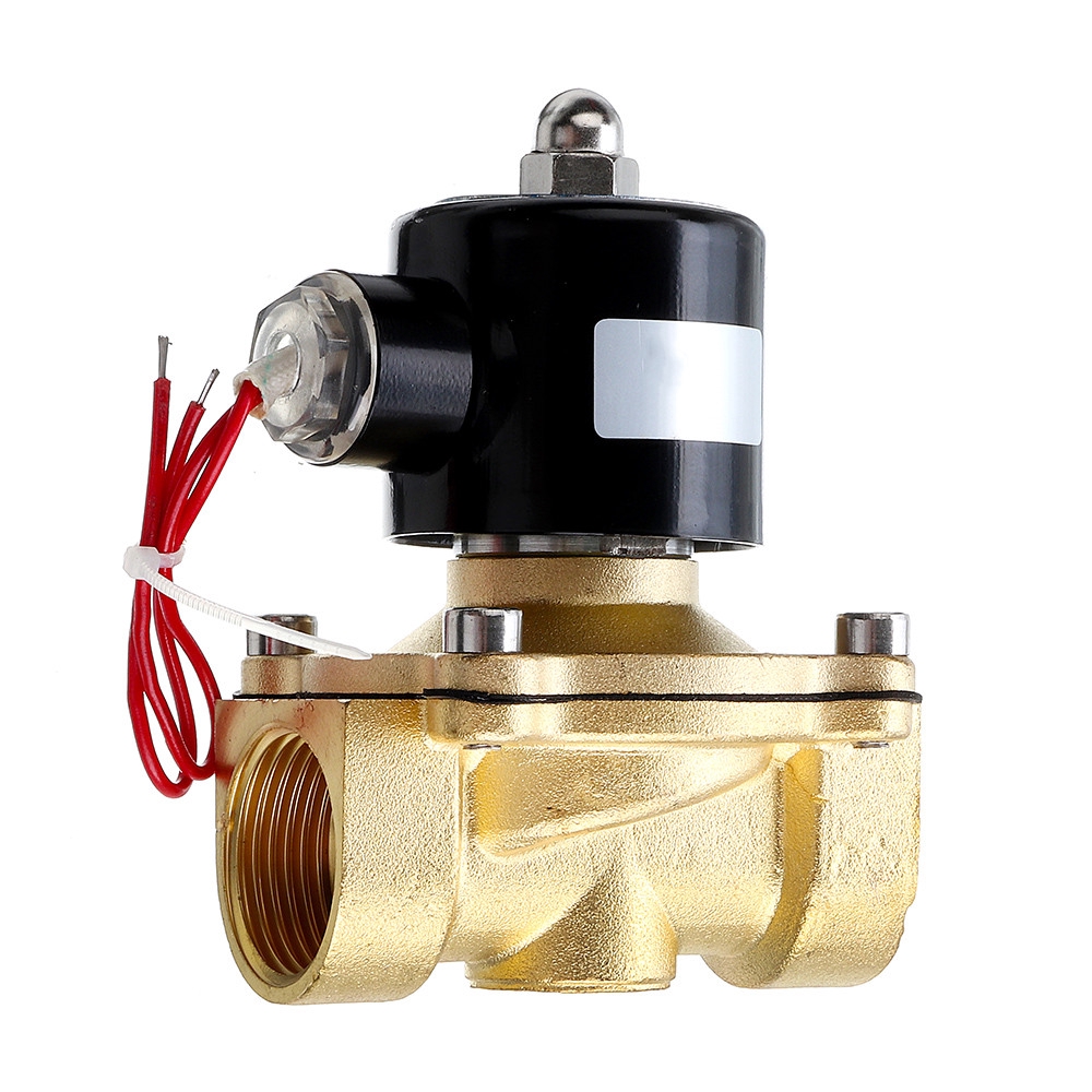 1/2 3/4 1 Inch 12V Electric Solenoid Valve Pneumatic Valve for Water Air  Gas Brass Valve Air Valves | Shopee Philippines