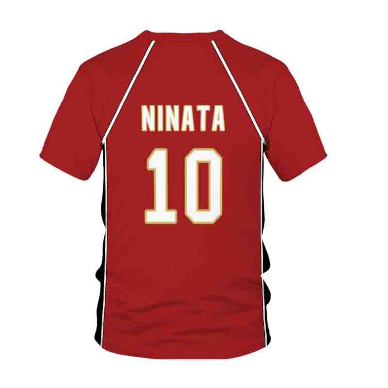 2022 New Men's T-shirt 2022 New Haikyuu T Shirt Short Sleeve Japan National Team Uniform Tops Jpn Cosplay Costume Kageyama Tee Sweatshirt Jersey Shirt