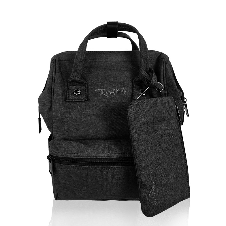 plain black bag