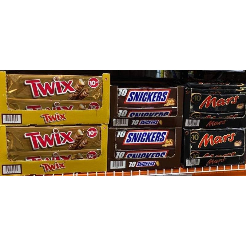 Twix 500g / Snickers 500g/ Mars 450g - 10pcs inside! | Shopee Philippines