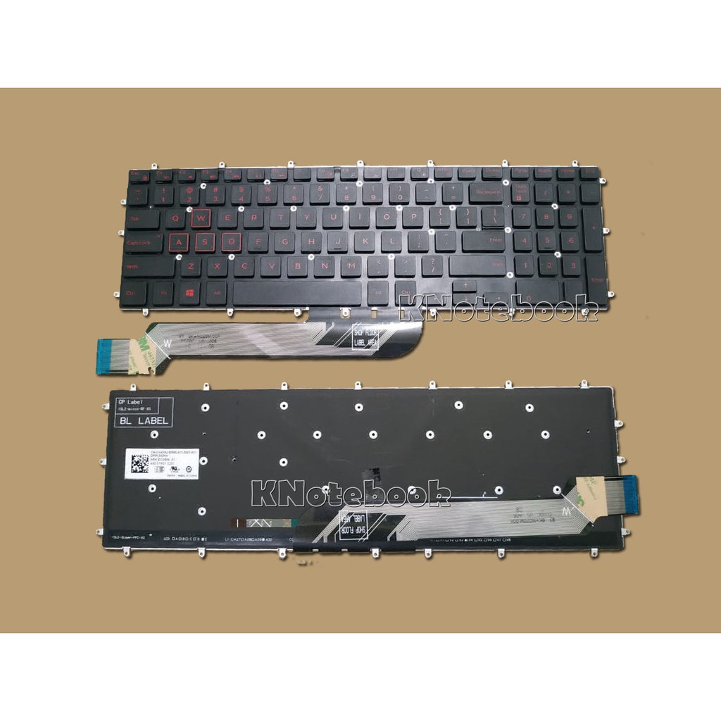 Black White/Black Red Keyboard Laptop Spare Parts for Dell Inspiron 15 5565  5567 5570 5575 5770 5775 7566 7567 7577 | Shopee Philippines