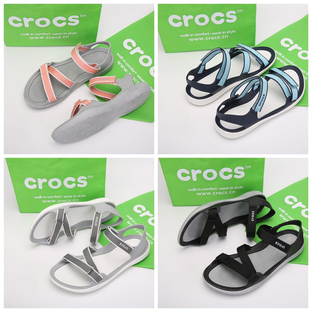 Crocs flat clearance sandals