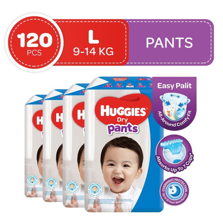 huggies pants large