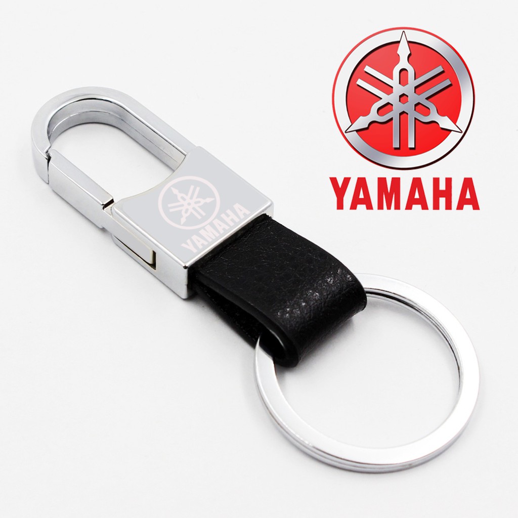 yamaha leather keychain