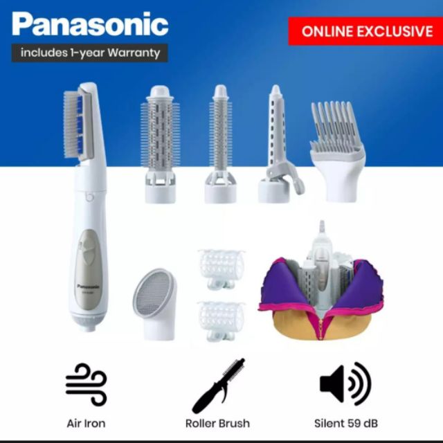 Panasonic Hair Air Brush with 8 Attachment EH-KA81 | Shopee Philippines