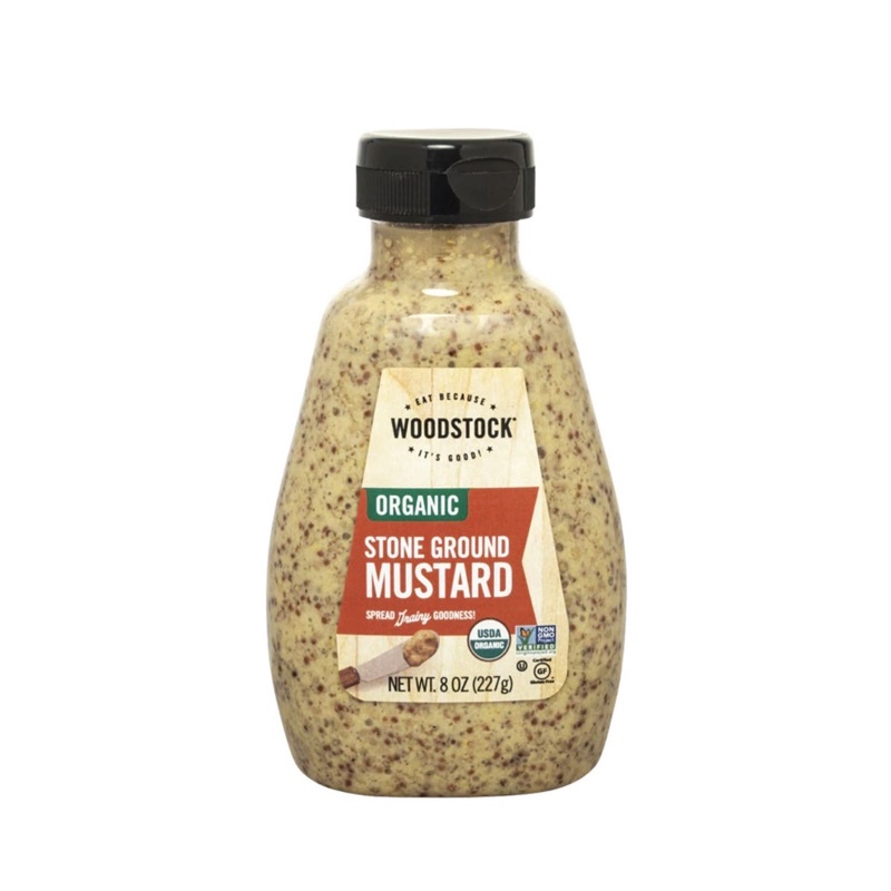 Woodstock Stoneground Mustard (12x8 Oz) main image 1