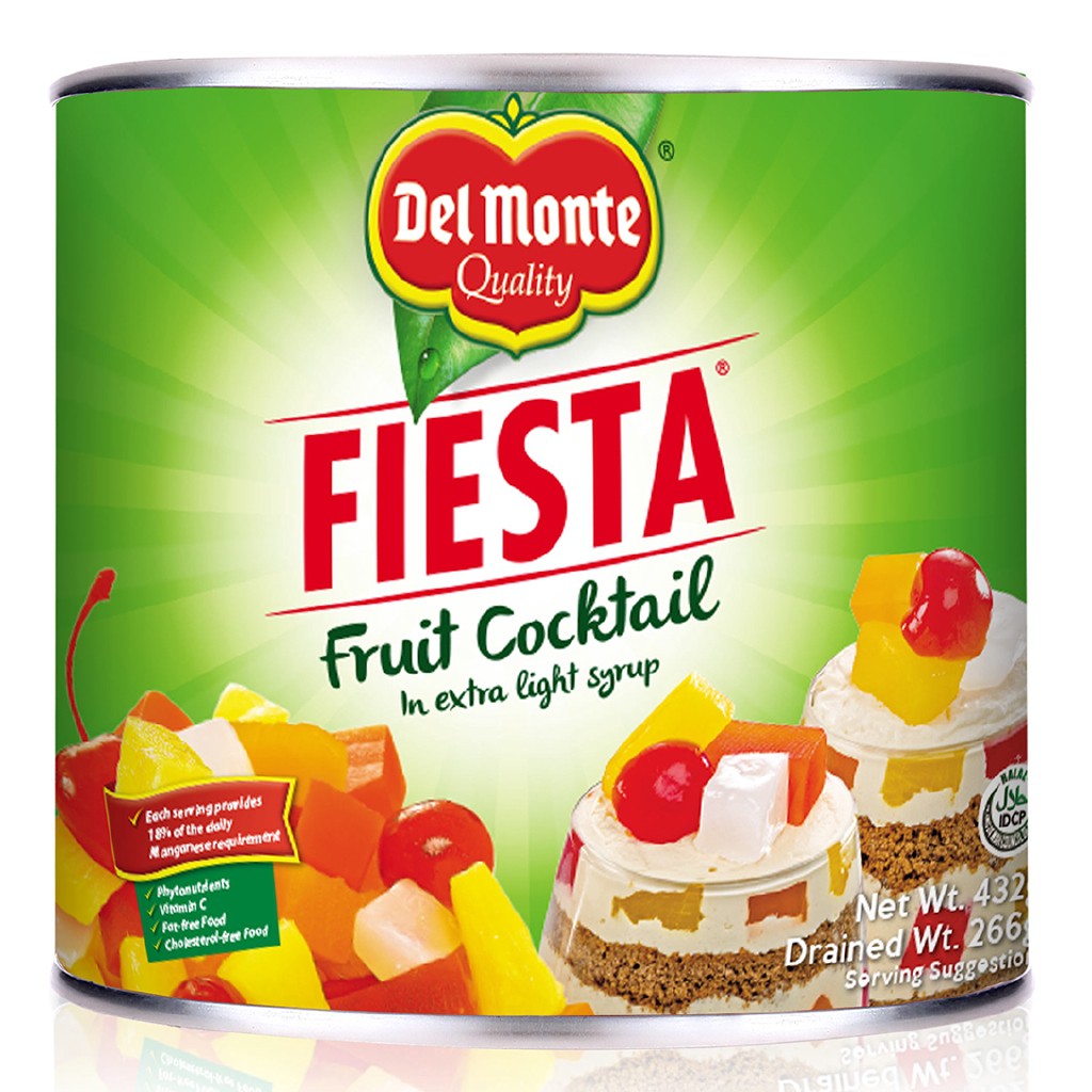 Del Monte Fiesta Fruit Cocktail 432g Shopee Philippines