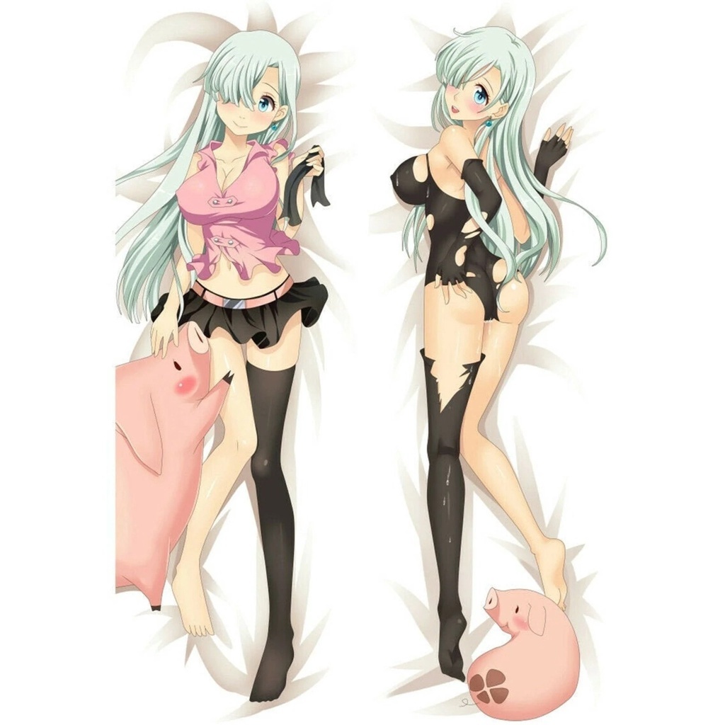 Elizabeth Leones Seven 7 Deadly Sins Dakimakura Body Pillow Case Cover Anime Girl Waifu 160 X 50