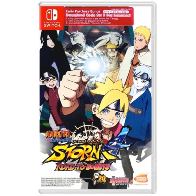 Brandnew Naruto Shippuden Ultimate Ninja Storm 4 Road To Buroto Switch Shopee Philippines