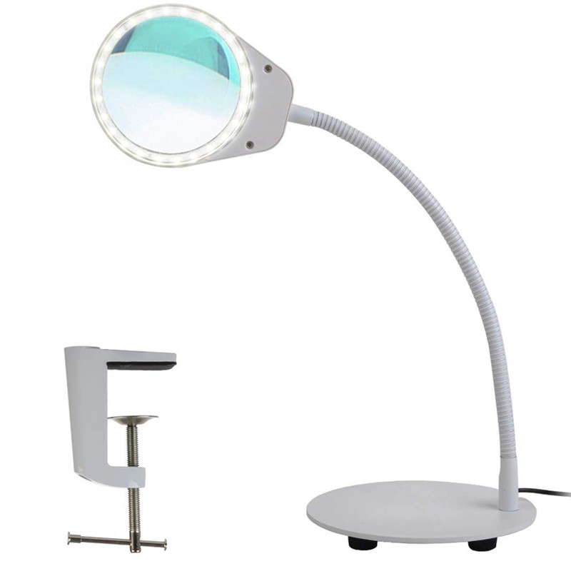 lighted magnifying desk lamp