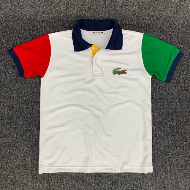 lacoste dark blue polo