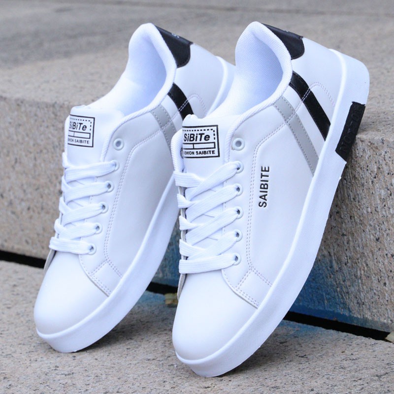 simple leather sneakers