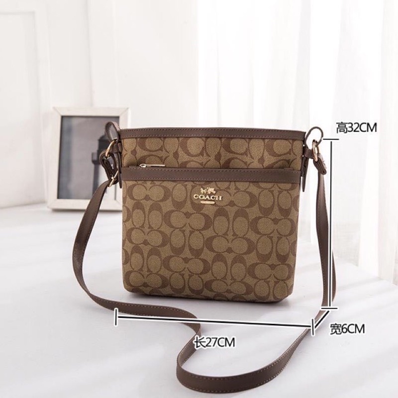 Coach sling bag ladies bag class a materials | Shopee Philippines