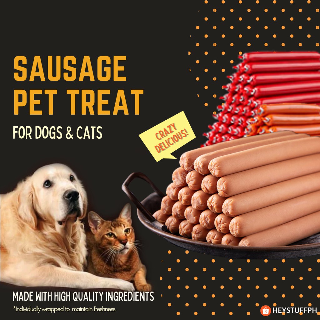 15g Sausage Pet Treat Pet Snack Dog Treat Cat Treat Shopee Philippines