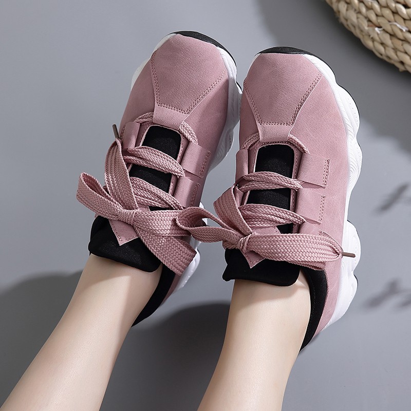 FRKorean running rubber shoes for women (add one size) Shopee