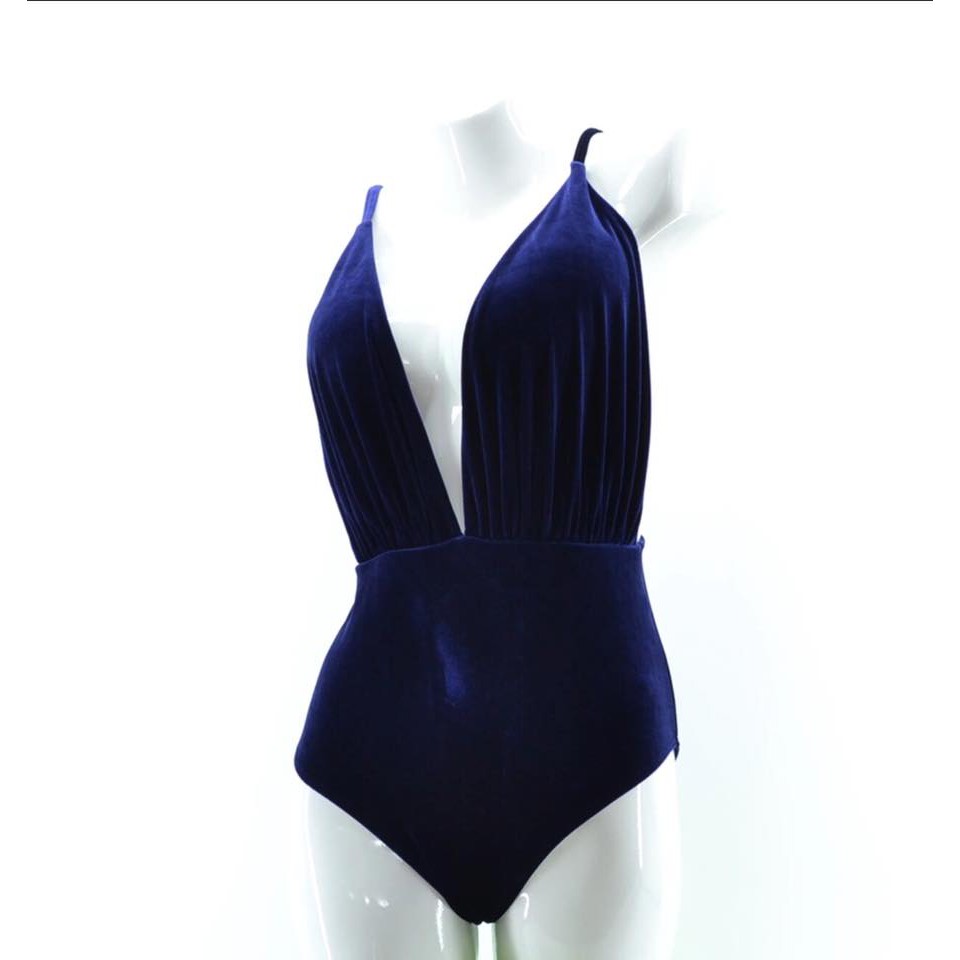 navy blue one piece swimsuit