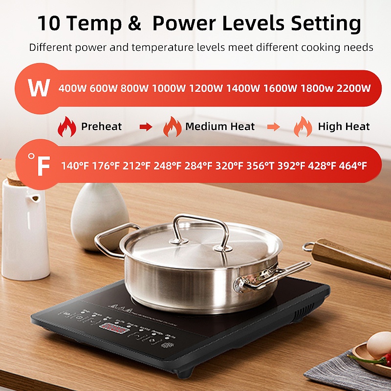 OOKAS Multifunctional household induction cooker high power 2200W
