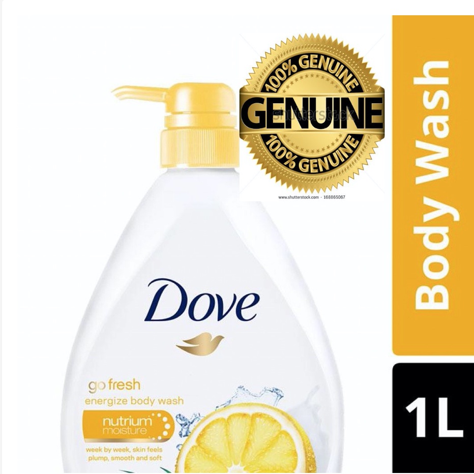 AUTHENTIC! DOVE BODY GO FRESH Body Wash pomegranate/Japanese yuzu