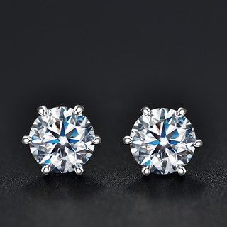 Morning Star Top Silver I064-I069 925 Italy Silver Diamond Earrings For Women Be027 Stud Earring