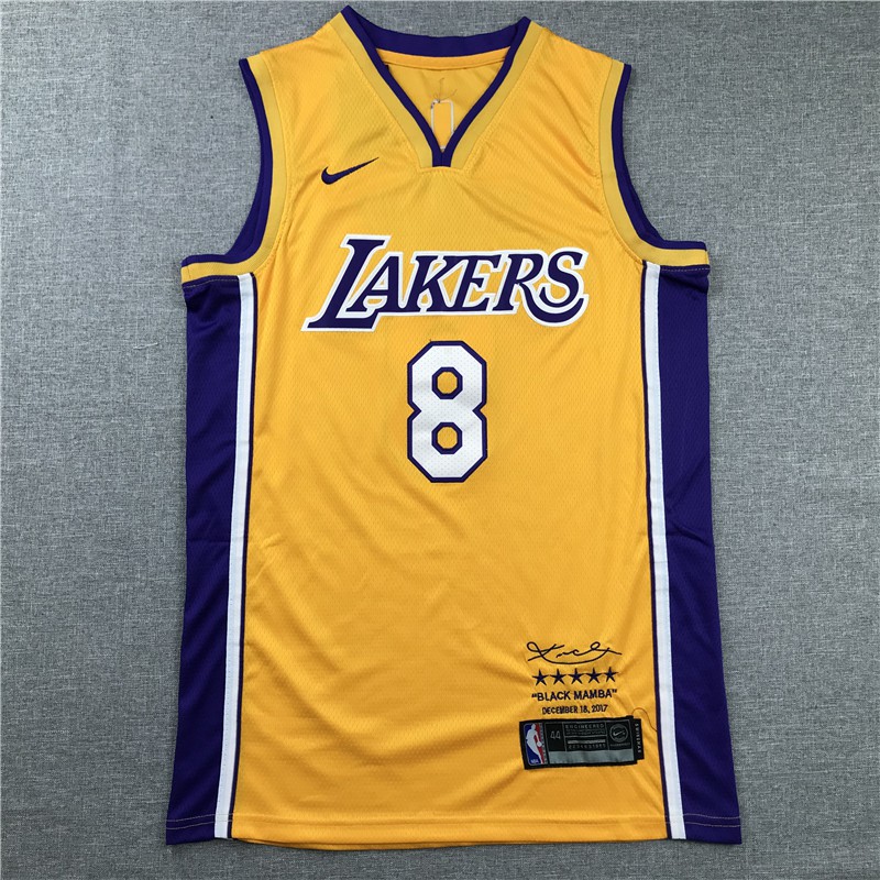 kobe bryant jersey yellow