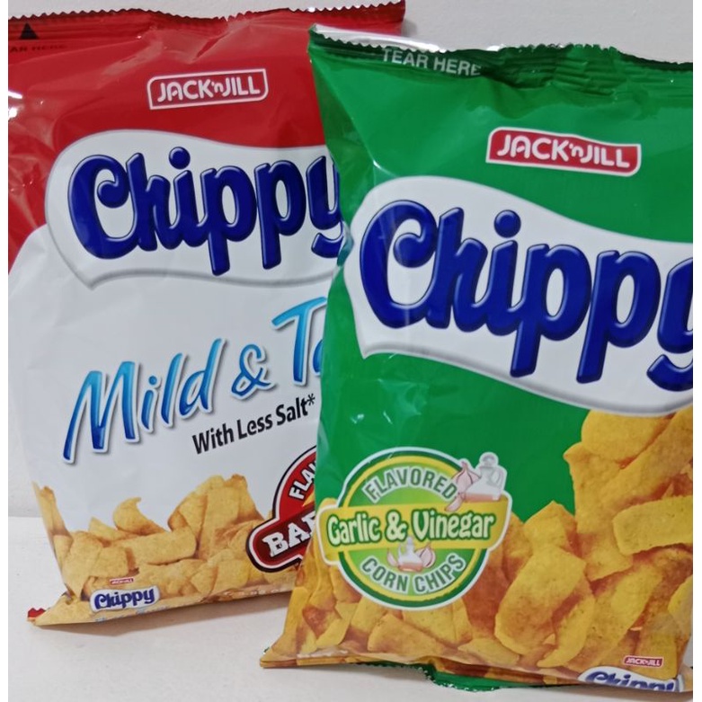 Jack'n Jill Chippy Corn Chips Garlic & Vinegar/Mild & Tasty 110g