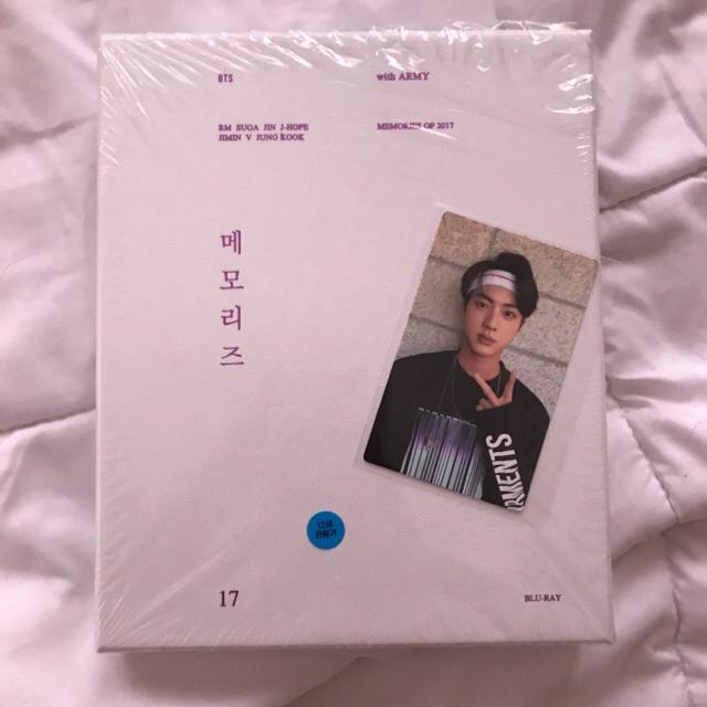 Bts Rare Jin Memories Of 17 Blu Ray Pc Shopee Philippines