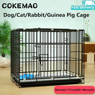 COKEMAO Pet Cage Small Bold Dog Cage Cat Cage Chicken Cage Rabbit Cage Folding Cage