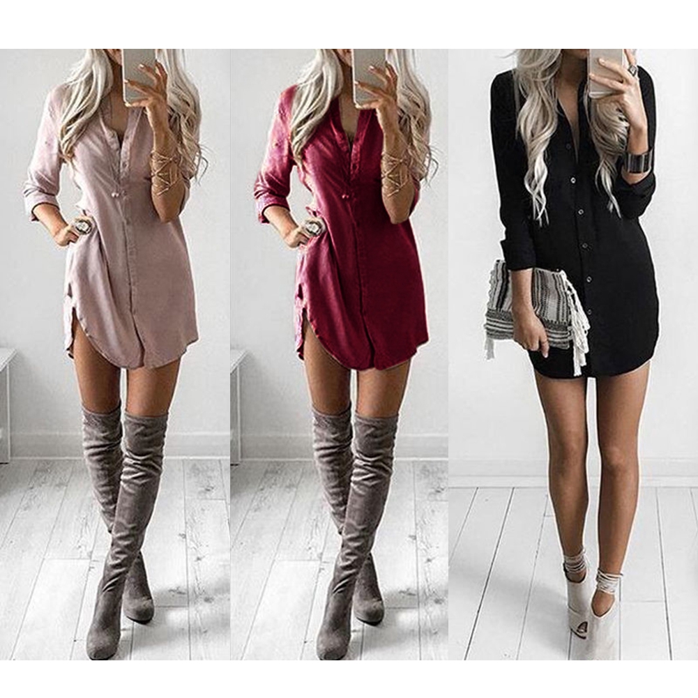 boyfriend shirt dress