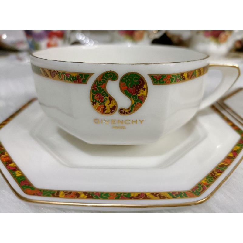 Givenchy wide mouth cup amd saucer Sold per duo Shopee Philippines