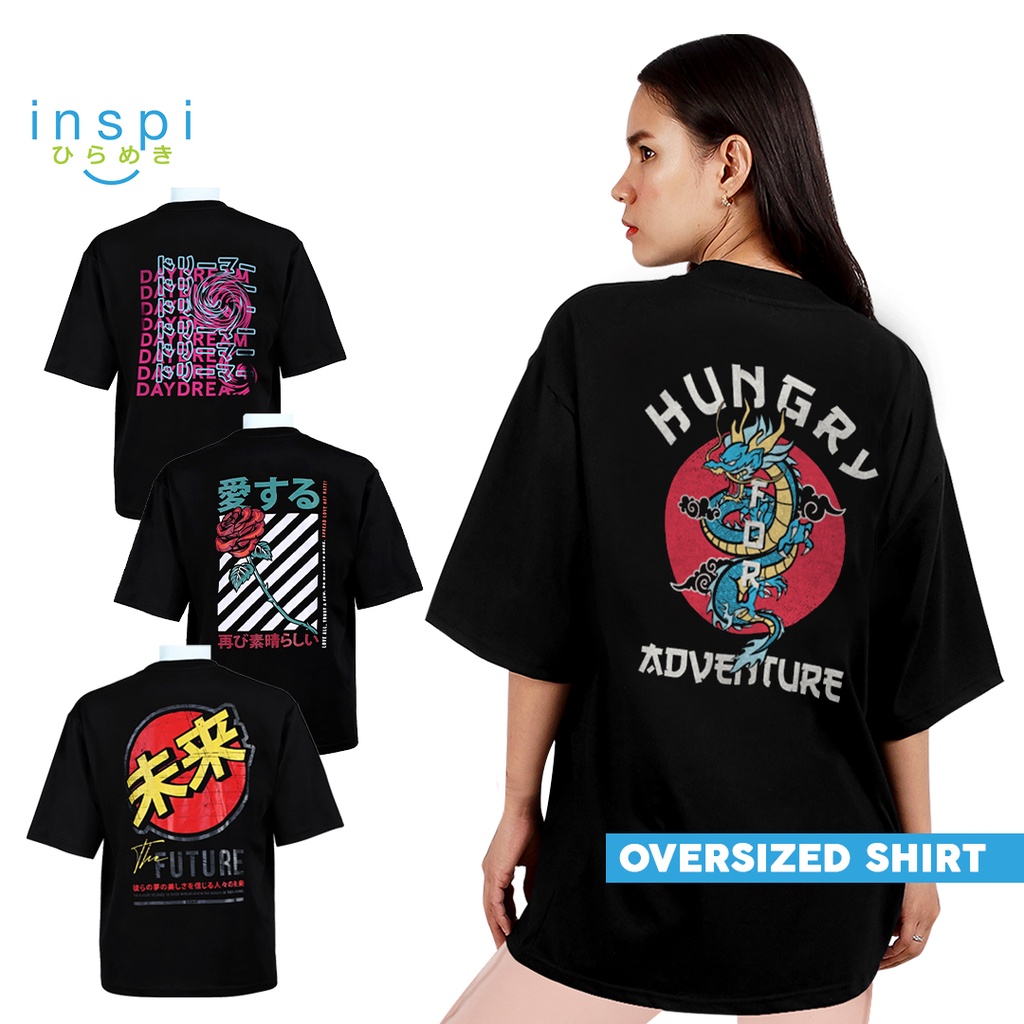 INSPI Oversized T Shirt Streetwear Tshirt For Men Women Daydreamer
