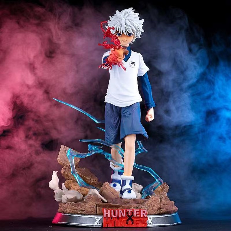 Hunter X Hunter Anime GK Killua Zoldyck Cm Figma Action Figure Statue PVC Decoration Model