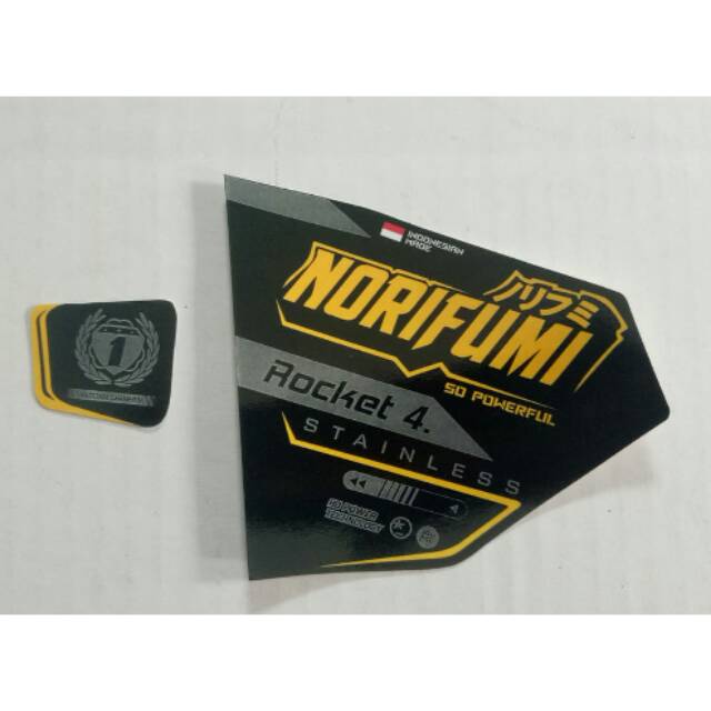 Norifumi Rocket 4 Car Sticker Heat Resistant Vinyl Wrap Film Shopee Philippines
