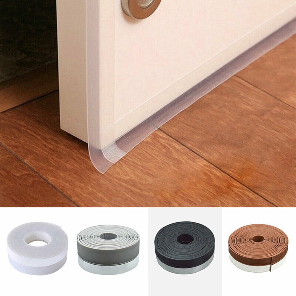 2Pcs Door Draft Stopper Cushion,DoubleSided Foam Under Door Draught