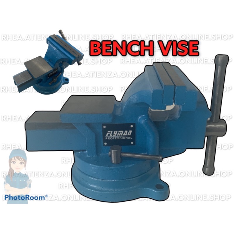 Flyman Bench Vise 200mm With Anvil Swiverl Type( Gato 8” & 6” ) Flyman Tools Original Supplier Made