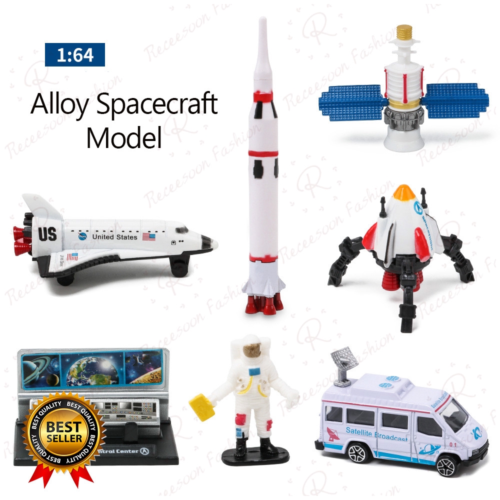 1 64 Kinder Spielset Aktivität Diecast Flugzeuge Space Shuttle Modell 