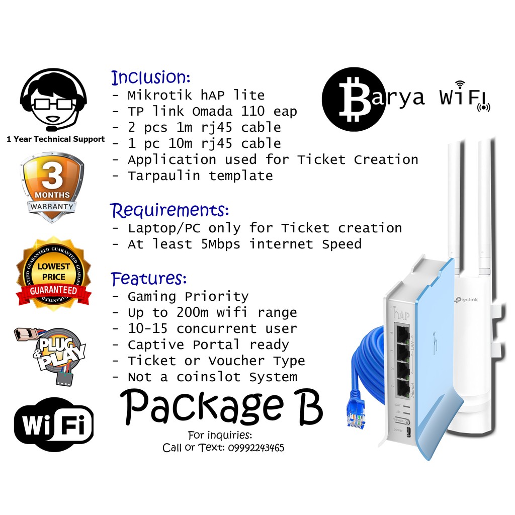 Piso Wifi L Barya Wifi Business Voucher System Shopee Philippines