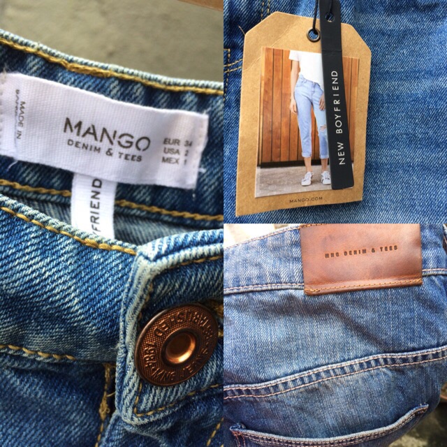 mango jeans denim & tees